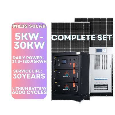 Hybrid 10kw off Grid Solar Panels Energy Storage System Generator Power Green Technology Inverter 5kw Panel System for Home