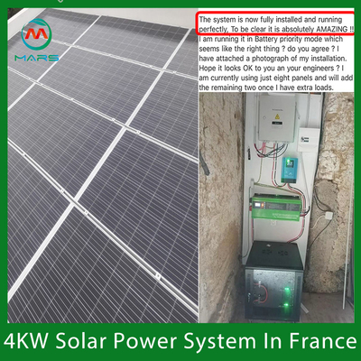 Set up a Lithium Batteries for Balcony Solar Panel Energy Systems 12v On-grid Module 10kw  Solar System