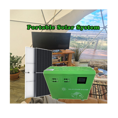 Portable off Grid Solar Generator Bank Power System with Solar Panel  Solar Energy System