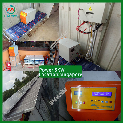 Hot Sale Fashion Attractive Design Low Price 5kw Power Inverter Pure Sine Wave 12v 24v 48v Solar Energy System Whole Home