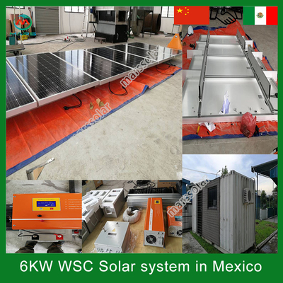 Portable Wholehouse 6000W Solar Power Plant Complete Off Grid Solar Power System Home 6KW Popular Model