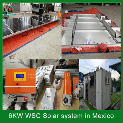 Portable Wholehouse 6000W Solar Power Plant Complete Off Grid Solar Power System Home 6KW Popular Model