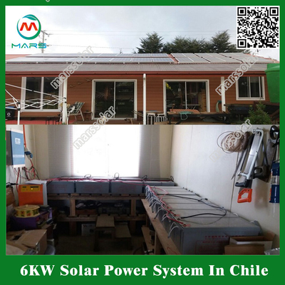 Portable Wholehouse 6000W Solar Power Plant Complete Off Grid Solar Power System Home 6KW Popular Model