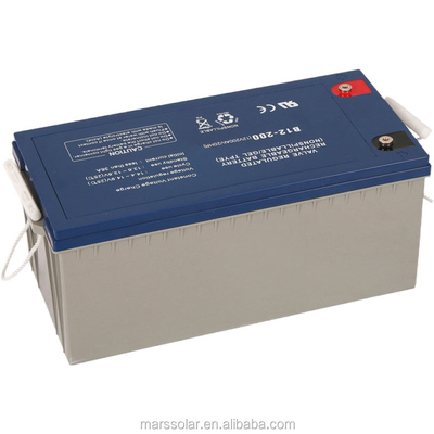 Long Life 12v 200ah Deep Cycle Solar Battery Lithium for 12v 150ah Gel Batteries for Mars Solar Power System