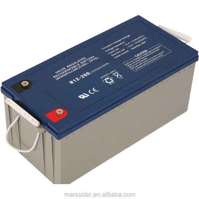 Long Life 12v 200ah Deep Cycle Solar Battery Lithium for 12v 150ah Gel Batteries for Mars Solar Power System