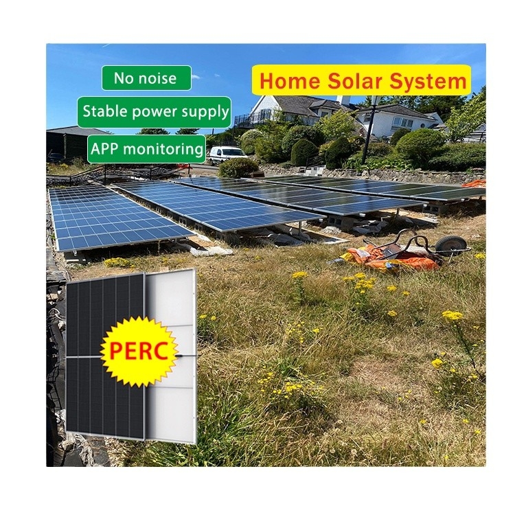 Kit Fotovoltaico 6kw Con Accumulo Pannelli 5kw Plug and Play Power Pannello 10KW Solar Panel System for Home