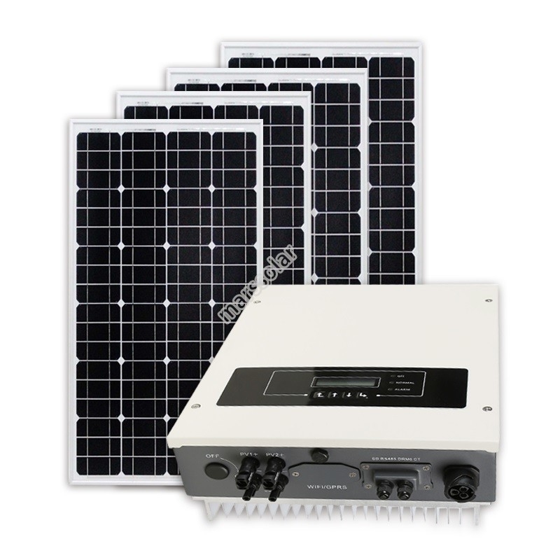 Mars Pv 3 Kw High Grade Professional Solar System 3kw 3000 Watt Solar Panel 5kva Home Portable Security Solar Power System 2022